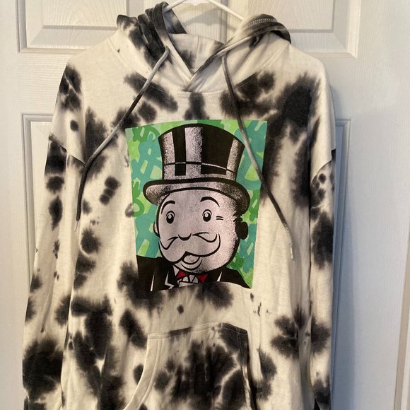 Official Hasbro Monopoly Graphic Hoodie Sweatshirt - Picture 1 of 3